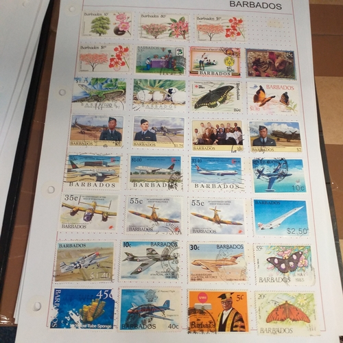 166 - Barbados collection on 25 album pages (3 Hagners) mint used collection from early to 2008 approx, st... 