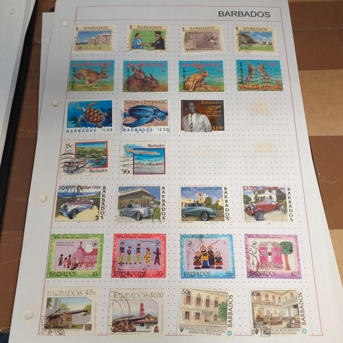 166 - Barbados collection on 25 album pages (3 Hagners) mint used collection from early to 2008 approx, st... 