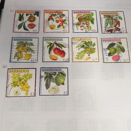 166 - Barbados collection on 25 album pages (3 Hagners) mint used collection from early to 2008 approx, st... 