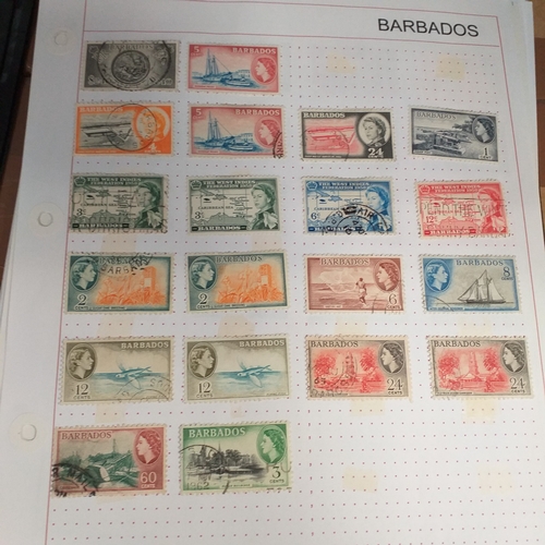 166 - Barbados collection on 25 album pages (3 Hagners) mint used collection from early to 2008 approx, st... 