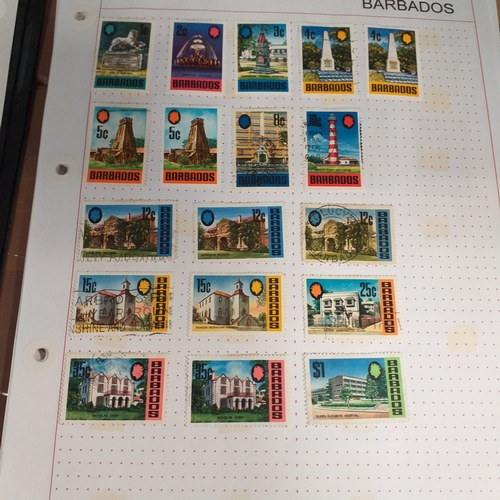 166 - Barbados collection on 25 album pages (3 Hagners) mint used collection from early to 2008 approx, st... 