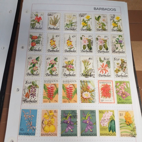 166 - Barbados collection on 25 album pages (3 Hagners) mint used collection from early to 2008 approx, st... 