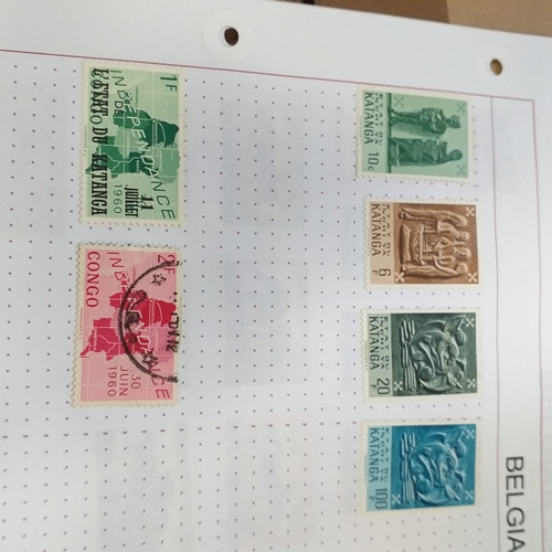 169 - Belgium colonies (Congo / Ruanda) mint and used on 14 album pages, will repay.