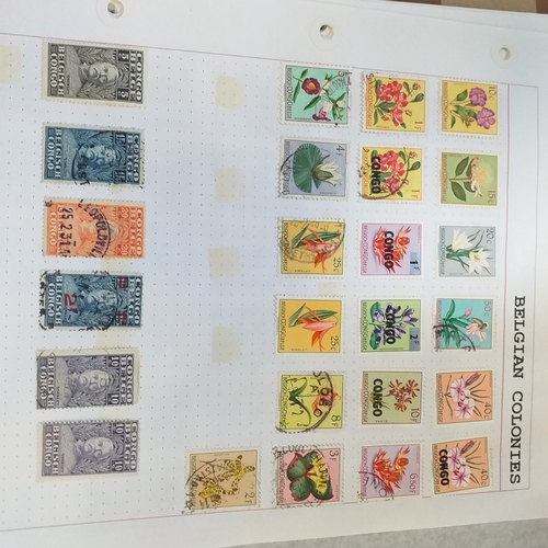169 - Belgium colonies (Congo / Ruanda) mint and used on 14 album pages, will repay.
