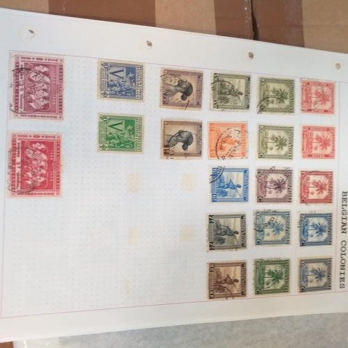 169 - Belgium colonies (Congo / Ruanda) mint and used on 14 album pages, will repay.