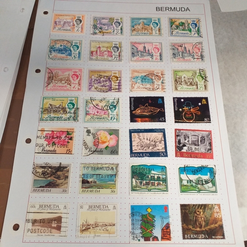 171 - Bermuda small collection on 15+ album pages / stock cards, mint and used, QV values to 1/-, KGVI val... 