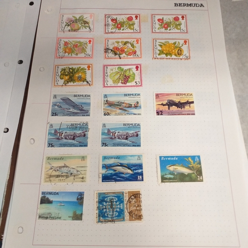 171 - Bermuda small collection on 15+ album pages / stock cards, mint and used, QV values to 1/-, KGVI val... 