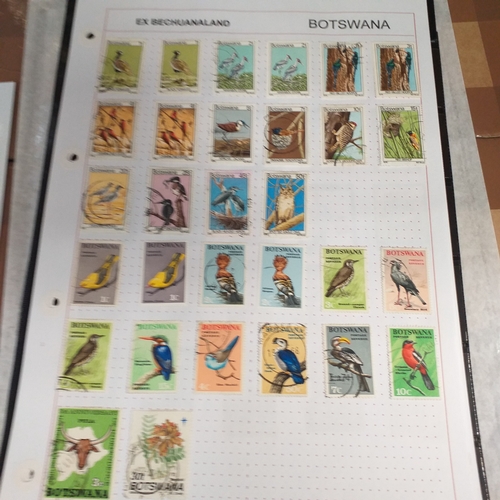 172 - Botswana small collection on 9 album pages, mint and used, includes 1966 SG206/19 mint set, with lat... 