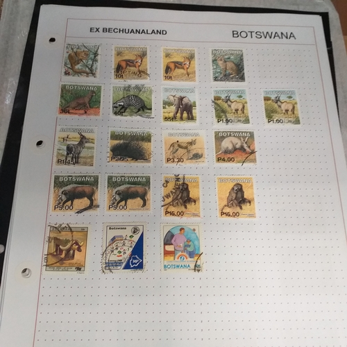 172 - Botswana small collection on 9 album pages, mint and used, includes 1966 SG206/19 mint set, with lat... 