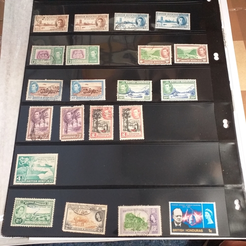 173 - British Guiana small collection from early, mint and used, on 5 stock cards/album pages.