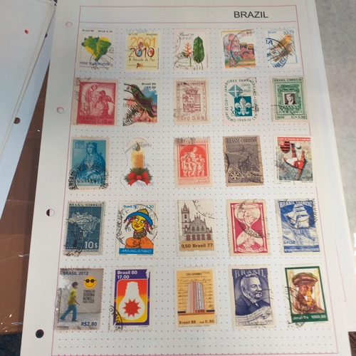 174 - Brazil collection on 20+ album pages, mostly used bulk of the collection from 1930's to mid 2000's.