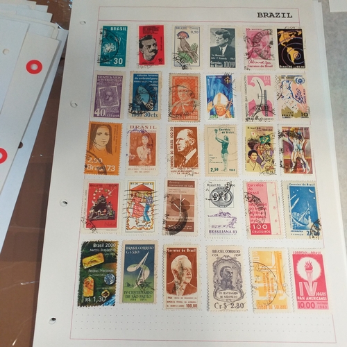 174 - Brazil collection on 20+ album pages, mostly used bulk of the collection from 1930's to mid 2000's.