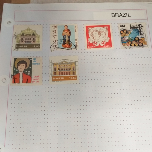 174 - Brazil collection on 20+ album pages, mostly used bulk of the collection from 1930's to mid 2000's.