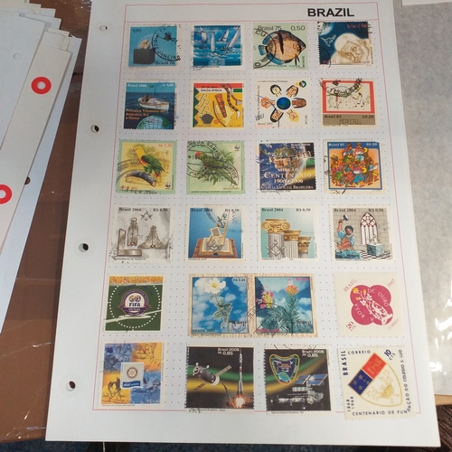 174 - Brazil collection on 20+ album pages, mostly used bulk of the collection from 1930's to mid 2000's.