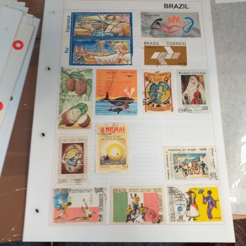 174 - Brazil collection on 20+ album pages, mostly used bulk of the collection from 1930's to mid 2000's.
