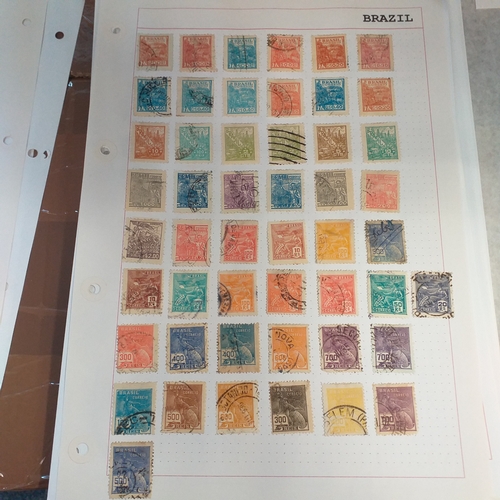174 - Brazil collection on 20+ album pages, mostly used bulk of the collection from 1930's to mid 2000's.