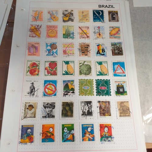 174 - Brazil collection on 20+ album pages, mostly used bulk of the collection from 1930's to mid 2000's.