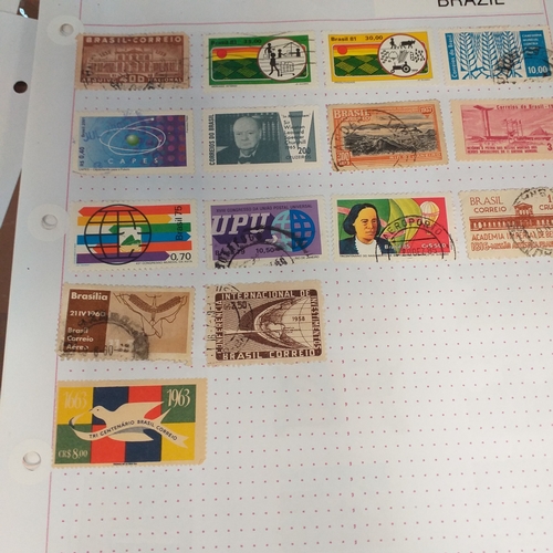 174 - Brazil collection on 20+ album pages, mostly used bulk of the collection from 1930's to mid 2000's.