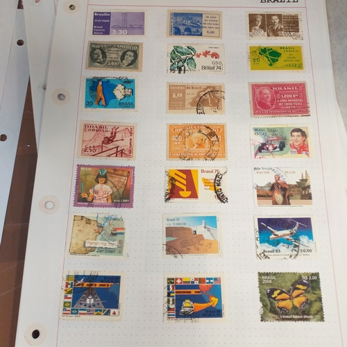 174 - Brazil collection on 20+ album pages, mostly used bulk of the collection from 1930's to mid 2000's.
