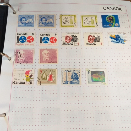 176 - Canada collection on Hagners and album pages housed in a 4 ring binder, mint and used collection, ho... 
