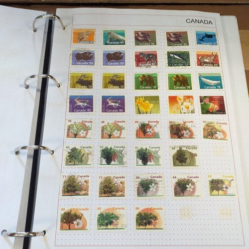 176 - Canada collection on Hagners and album pages housed in a 4 ring binder, mint and used collection, ho... 