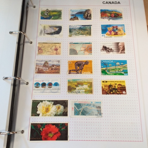 176 - Canada collection on Hagners and album pages housed in a 4 ring binder, mint and used collection, ho... 