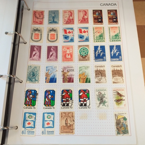 176 - Canada collection on Hagners and album pages housed in a 4 ring binder, mint and used collection, ho... 