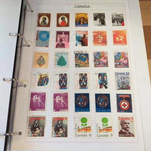 176 - Canada collection on Hagners and album pages housed in a 4 ring binder, mint and used collection, ho... 
