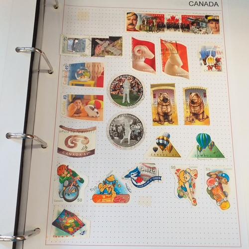176 - Canada collection on Hagners and album pages housed in a 4 ring binder, mint and used collection, ho... 