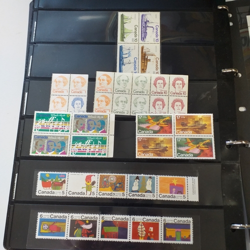 176 - Canada collection on Hagners and album pages housed in a 4 ring binder, mint and used collection, ho... 