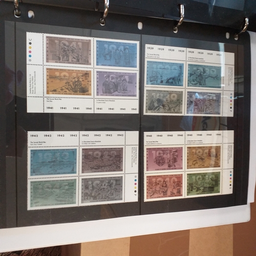 176 - Canada collection on Hagners and album pages housed in a 4 ring binder, mint and used collection, ho... 