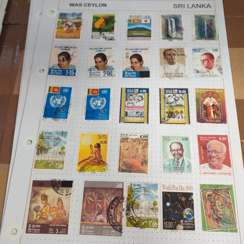 183 - Ceylon (Sri Lanka) small collection on 30+ album pages/stock cards, good selection with QV to 1/- KG... 