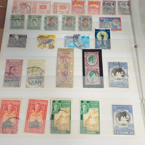 183 - Ceylon (Sri Lanka) small collection on 30+ album pages/stock cards, good selection with QV to 1/- KG... 