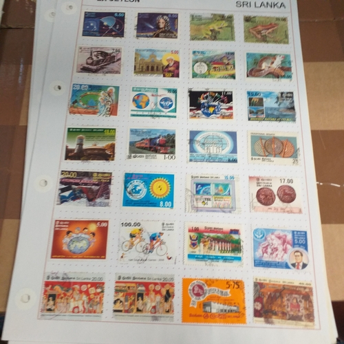 183 - Ceylon (Sri Lanka) small collection on 30+ album pages/stock cards, good selection with QV to 1/- KG... 