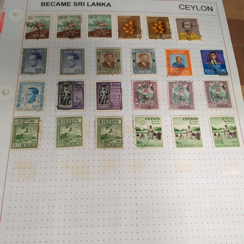 183 - Ceylon (Sri Lanka) small collection on 30+ album pages/stock cards, good selection with QV to 1/- KG... 
