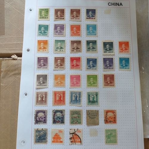 185 - China nice collection on approx 50 + album pages with issues from early to late 1990's, mostly mint,... 