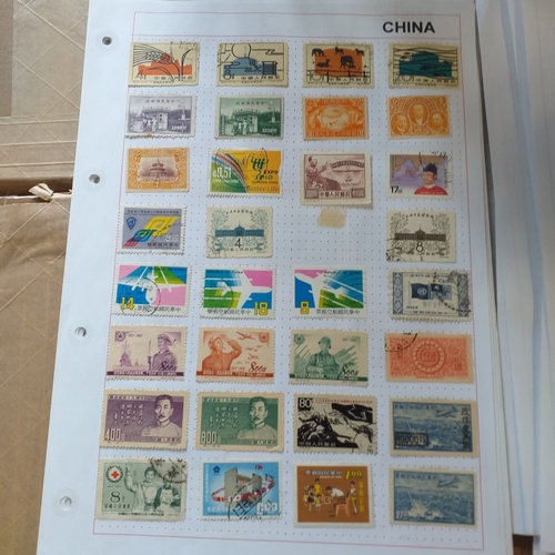185 - China nice collection on approx 50 + album pages with issues from early to late 1990's, mostly mint,... 