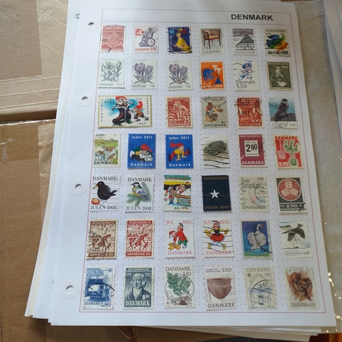 196 - Denmark collection from early to recent, largely used on approx 30 album pages.