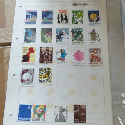 196 - Denmark collection from early to recent, largely used on approx 30 album pages.