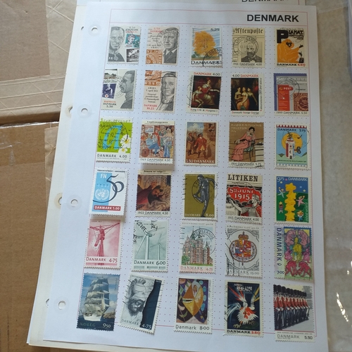 196 - Denmark collection from early to recent, largely used on approx 30 album pages.