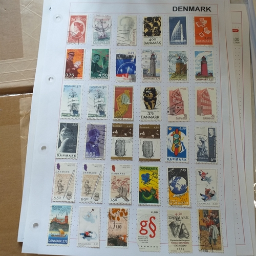 196 - Denmark collection from early to recent, largely used on approx 30 album pages.