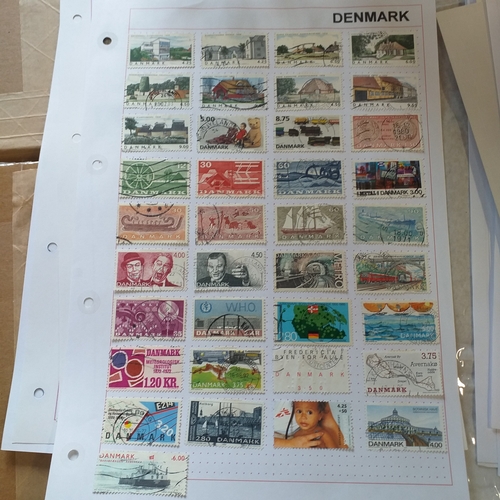 196 - Denmark collection from early to recent, largely used on approx 30 album pages.
