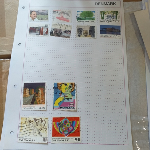 196 - Denmark collection from early to recent, largely used on approx 30 album pages.