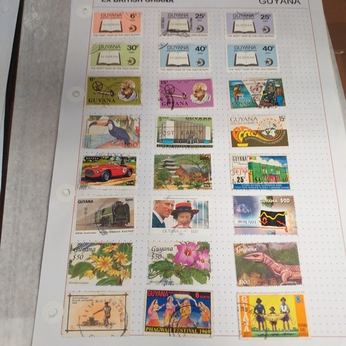 225 - Guyana small collection on 9 album pages and 1 double sided Hagner, covers period 1966 to 1989. 1966... 