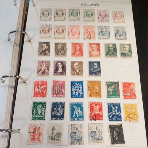 227 - Holland and colonies (Curacao, Dutch Indies, Surinam) collection in 4 ring binder, mainly used from ... 