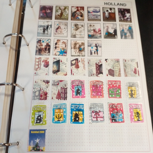 227 - Holland and colonies (Curacao, Dutch Indies, Surinam) collection in 4 ring binder, mainly used from ... 
