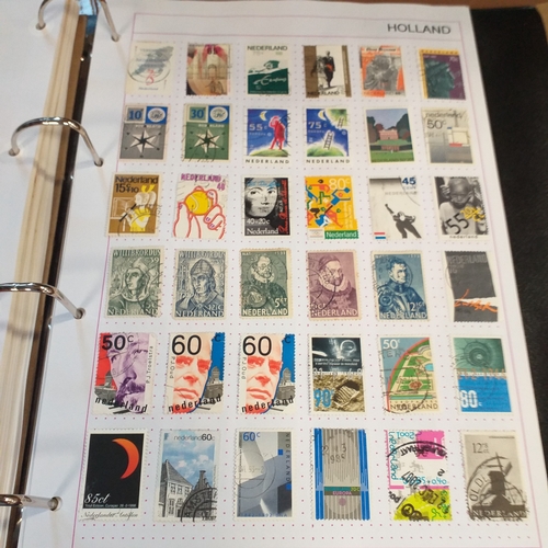 227 - Holland and colonies (Curacao, Dutch Indies, Surinam) collection in 4 ring binder, mainly used from ... 