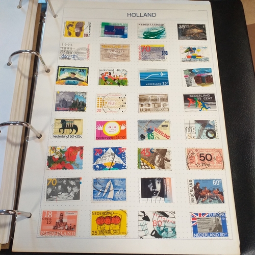 227 - Holland and colonies (Curacao, Dutch Indies, Surinam) collection in 4 ring binder, mainly used from ... 