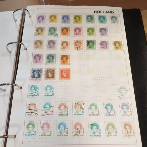 227 - Holland and colonies (Curacao, Dutch Indies, Surinam) collection in 4 ring binder, mainly used from ... 