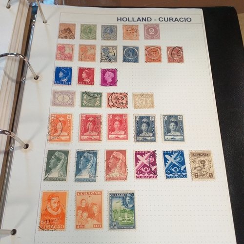 227 - Holland and colonies (Curacao, Dutch Indies, Surinam) collection in 4 ring binder, mainly used from ... 